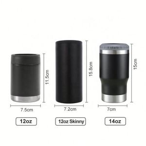 Vaso Térmico Personalizado de Acero Inoxidable de Doble Pared para Cerveza, Refrescos, Café, 4 en 1, 14 oz - Product Image 2