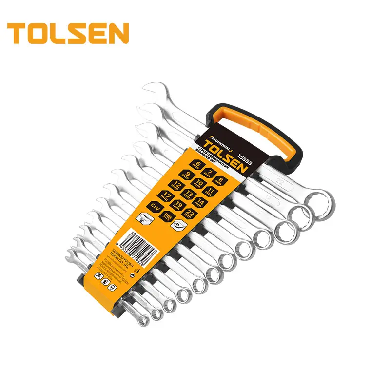 TOLSEN 15888 12pcs Price Combination Wrench Spanner Set