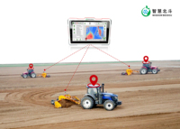 Système de nivellement de terrain GPS RTK haute précision 2 cm 2026 pour tracteur agricole avec double antenne satellite