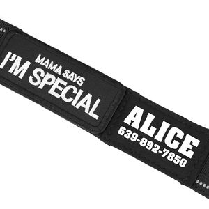 Individuelles Hundehalsband mit reflektierendem Streifen, personalisierter Name, Telefonnummer, Haustierhalsbänder für mittelgroße und große Hunde, Halsband für Jagdhunde - Product Image 3