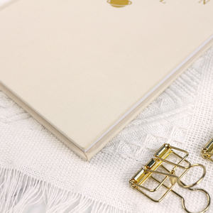 Cuaderno de tapa dura de tela personalizado al por mayor, agenda anual y mensual sin fecha <span class=keywords><strong>con</strong></span> cubierta de PP, diario de estilo impreso - Product Image 4