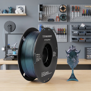 Filamento para Impresora 3D TINMORRY, 1.75mm, Filamento PETG Ecológico, PETG 1KG/ROLLO, Varillas de Plástico PETG Galaxy/Chameleon, Azul/Morado - Product Image 3