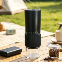 Mini moulin à café électrique automatique portable alimenté par USB avec boîtier en céramique pour la maison, la voiture, l'extérieur et l'hôtel