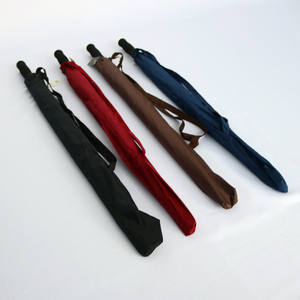 DD3508 <span class=keywords><strong>comprar</strong></span> tamaño mediano precios baratos marco de fibra a prueba de viento logotipo personalizado impresión negro recto goft paraguas para la venta - Product Image 2