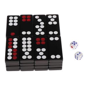 Fichas de Dominó Negras, Juego Tradicional Chino de Pai Gow, para Jugar en Fiestas Familiares - Product Image 1
