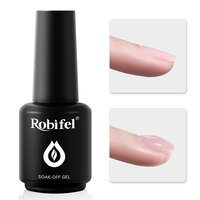 Gel Constructeur BIAB EU Transparent Effet Cristal pour Renforcement des Ongles, Gel UV/LED Soak Off Professionnel pour Salons de Manucure – Fournitures en Gros