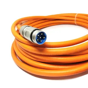 M23 6-pole Orange Servo Cable