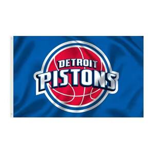 Drapeau d'intérieur et d'extérieur personnalisé en gros Fabrication exquise Matériau en polyester <span class=keywords><strong>Chicago</strong></span> <span class=keywords><strong>Bulls</strong></span> Tous les drapeaux de l'équipe <span class=keywords><strong>Nba</strong></span> - Product Image 1