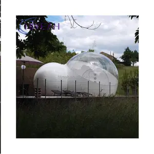 Tente dôme géante transparente pour l'extérieur, gonflable, en cristal, pour hôtel, à vendre