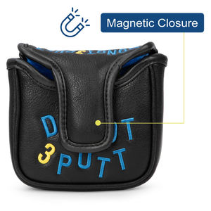 Strong Magnetic Closure PU Leather Golf <b>Putter</b> Cover Waterproof Golf Mallet <b>Putter</b> <b>Headcover</b> - Product Image 4