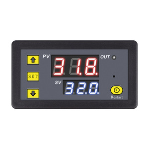 ZFX-W1608 เครื่องควบคุมอุณหภูมิจอแสดงผลดิจิตอล 79x43x27 มม.เทอร์โมสตัทพร้อมรีโมทคอนโทรล DC12V - Product Image 2