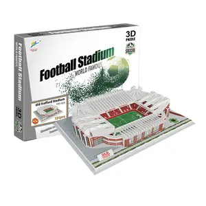 卸売クラシックサッカー3Dパズルスタジアムパズルユーロ2024サッカースタジアムスケールモデル