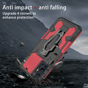 Rugged lai chống sốc từ khung trường hợp đối với Infinix thông minh 7 6 5 4/Lưu ý 11 Pro/Hot 12 / 11 chơi với vành đai Clip Bìa - Product Image 3