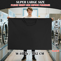 Sac à cordon en coton écologique personnalisé Texpack, sac de lavage