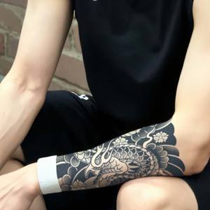 สักชั่วคราวรอยสักกึ่งถาวรกันน้ำกันเหงื่อใช้งานได้นาน2สัปดาห์รอยสักสมุนไพรป้องกันการเสียดสีสำหรับตัว<span class=keywords><strong>แขน</strong></span> - Product Image 4