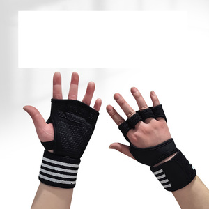 Gants de sport unisexes sans doigts avec logo personnalisé Coexistence pour la musculation et l'entraînement physique avec <span class=keywords><strong>protection</strong></span> des mains - Product Image 4