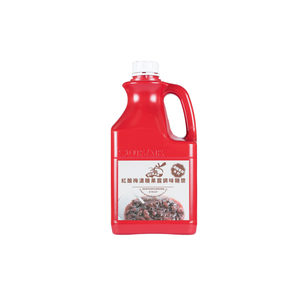 Jarabe concentrado de ciruela roja ácida y refrescante para té de burbujas, bebidas frías de verano y cafeterías - Product Image 1