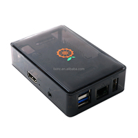Oranye Pi 3 LTS papan ABS casing hitam