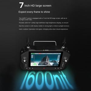 Station terrestre portable pour drone SIYI UniRC7 Pro, télécommande à double fréquence, 40 km, numéro de figurine un, <span class=keywords><strong>HD</strong></span> - Product Image 5