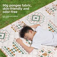 Tapis de pique-nique épais, imperméable et écologique toutes saisons, pliable en PEVA et coton, pour camping et plage, portable
