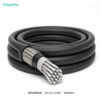 Câble étanche DPCZ5MCSM 28 paires 0,34 mm² 500/500 V AC/DC FEP CSM pour la transmission de signal sous-marine