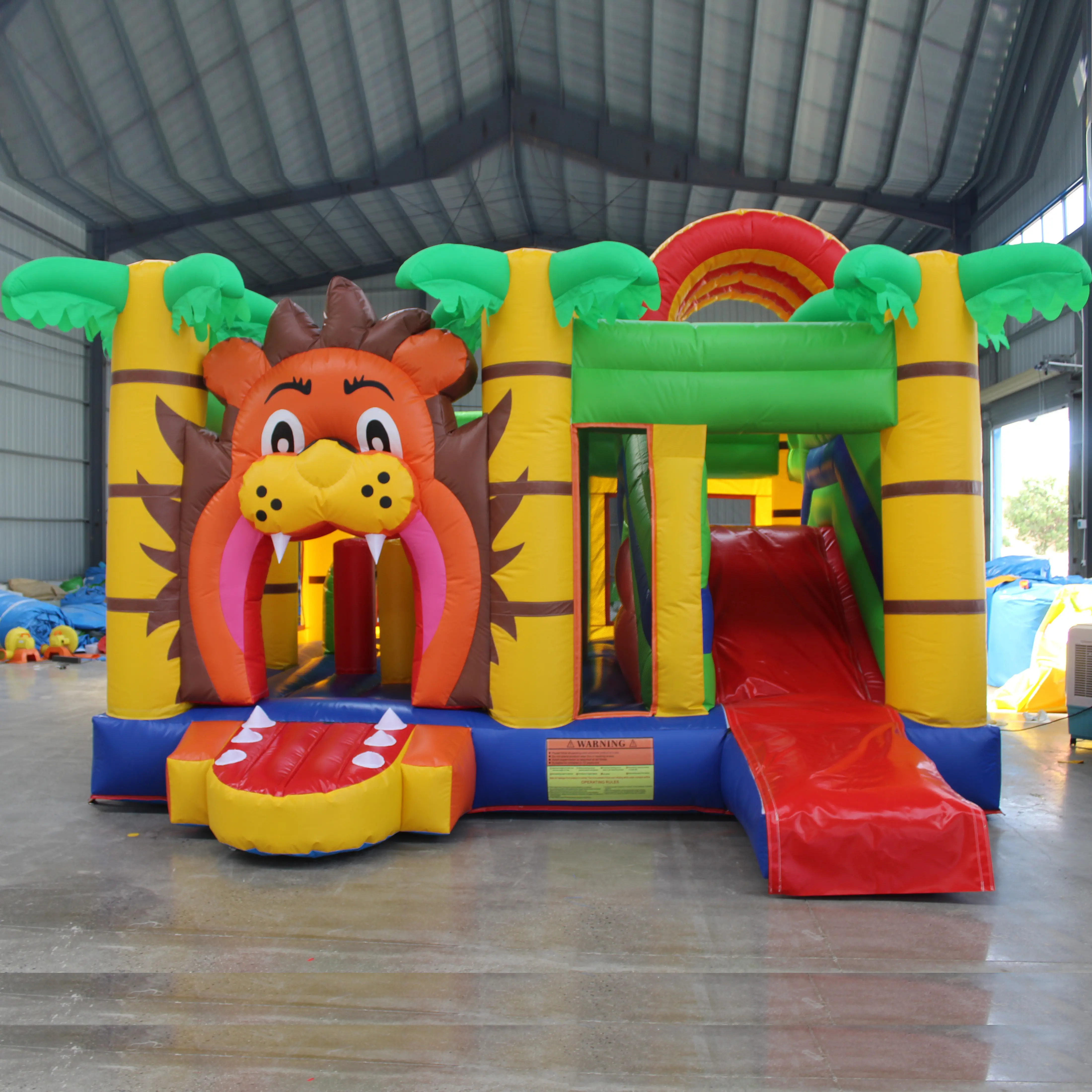 Bouncer Jumper Moonwalk Komersial Kualitas Tinggi dengan Blower Udara Bouncing Jump Castle Pesta Rumah Bouncing Tiup untuk Anak-anak