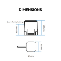 Capteur lidar AGV 360 degrés Mesure de distance rapide et précise avec scanner laser RJ45 2D pour AGV