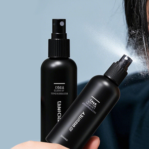 Bouteille de <span class=keywords><strong>parfum</strong></span> en <span class=keywords><strong>a</strong></span>érosol en aluminium noir mat de 100ml 250ml 500ml avec <span class=keywords><strong>pompe</strong></span> de pulvérisation de brouillard de soins personnels - Product Image 1