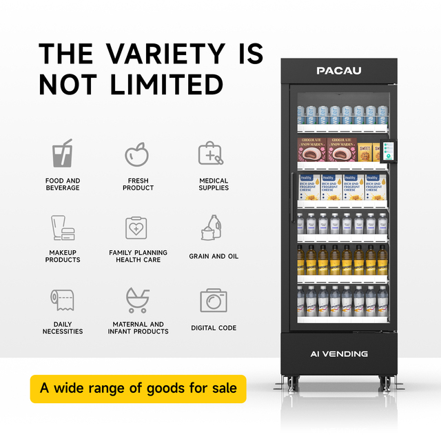 Scientific and Technical Revolution AI Vending Machine 24 Hours Unattended 570L Capacity Smart Vending Machine with Refrigerant