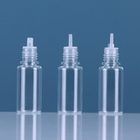 Flacon compte-gouttes vide en plastique transparent rechargeable Conteneur compte-gouttes de liquide transparent pour animaux de compagnie