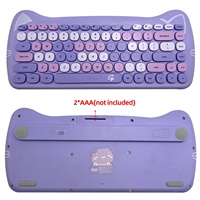 Pasokan langsung dari pabrik Mouse dan Keyboard 2.4ghz koneksi & Mouse optik baru asli warna-warni Mouse Keyboard nirkabel kombo