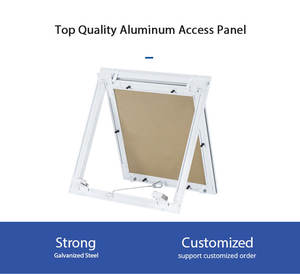 Panneau d'accès pour cloisons sèches en aluminium de 450X450MM pouces pour carreaux de plafond Alarme de porte d'entrée de service Trappe d'inspection murale Accès à la salle de bain - Product Image 5