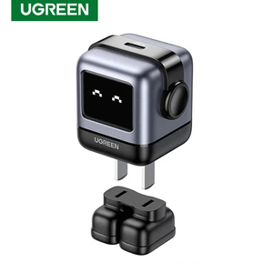 Sạc GaN UGREEN 30W mới, sạc nhanh Robot PD, sạc tường PPS PD3.0, bộ sạc điện thoại USB C cho iPhone 15 Pro - Product Image 1