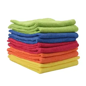 Custom Logo Premium Microfiber Cleaning Cloth/microfiber Towel Head Card Packing Car Wash Towel