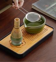 Ensemble de thé matcha personnalisé avec logo, 9 pièces, kit de thé Gongfu en céramique portable, théière et tasses à thé de style chinois faites à la main pour les voyages et les sorties