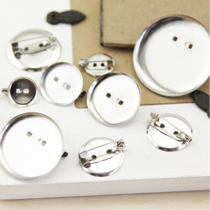 Épingles à broche rondes en métal, lot de 1000, épingles de sûreté, base en perles, accessoires de bijoux DIY pour la fabrication de bracelets - Product Image 1