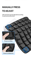 Coussin de siège gonflable anti-pression, coussin de chaise gonflable, coussin gonflable portable, coussin de voyage gonflable