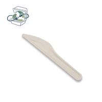 Ensemble de couverts jetables en bagasse de canne à sucre, biodégradable, compostable, écologique, pour usage domestique quotidien, restaurant et fête