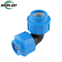 Raccords à connexion rapide les plus vendus : Raccords coudés et en T de compression en PP PE de qualité supérieure pour systèmes d'alimentation en eau en PEHD