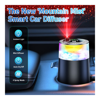 Diffuseur d'aromathérapie pour voiture, fabricant, personnalisation du logo, machine d'aromathérapie intelligente à commande automatique pour rafraîchisseur d'air de voiture