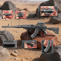 Réplica Realista de Pistola AKM, Miniatura de Rifle de Asalto de Aleación de Zinc de 23 cm, Coleccionable, de Gran Peso, para Exhibición en Escritorio, Regalo para Hombres