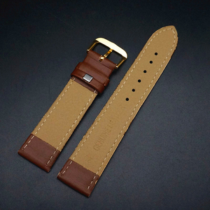 Bracelets de montre en cuir PU populaires en gros pour montre Boucle ardillon noire et marron Design de mode - Product Image 5