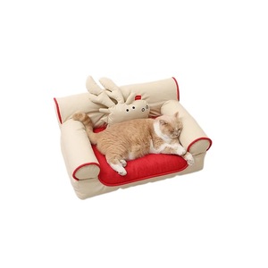 Custom <b>Dog</b> <b>Bed</b> Rectangle Solid Color Removable Washable Pet <b>Sofa</b> <b>Bed</b> <b>For</b> <b>Dog</b> Summer Use - Product Image 5