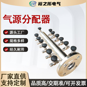 Stainless Steel Air Distribution Manifold Pipe With Multiple Outlets For Pneumatic Systems - Product Image 5
