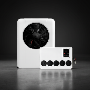 Unidad de Aire Acondicionado de Estacionamiento para Camión con Compresor de 12V R134A Tipo Split para Cabina de Caravana y Furgoneta <span class=keywords><strong>Camper</strong></span> para Autobús y Sistemas de Aire Acondicionado de 24V - Product Image 1