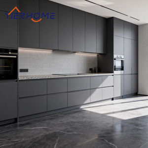 Mueble <span class=keywords><strong>de</strong></span> Cocina Modular para Apartamento, 3 Cajones, Despensa <span class=keywords><strong>de</strong></span> Piso <span class=keywords><strong>a</strong></span> <span class=keywords><strong>Techo</strong></span>, Forma <span class=keywords><strong>de</strong></span> U/L, Preparado para Electrodomésticos Integrados, Suministro al por Mayor - Product Image 2