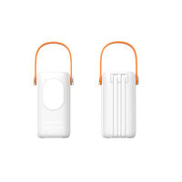 Nouvelle station d'alimentation portable de grande capacité 20000/30000/50000/80000mAh avec lampe de camping LED, charge rapide PD22.5W, batterie externe