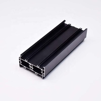 Profil de porte coulissante en aluminium Foshan, profil thermolaqué, série aluminium 6000, profil de fenêtre en aluminium à rupture de pont thermique