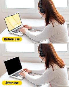 For MacBook Neo 13-inch 2026-Soft PET Privacy Magnetic Film with Anti-SPY Protection 0.25mm <b>Thickness</b> - Product Image 4