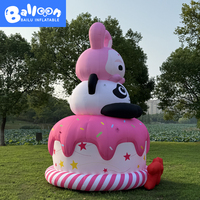 Gâteau gonflable personnalisé en forme d'animal de dessin animé pour la décoration d'événements festifs, la publicité commerciale, les événements de carnaval